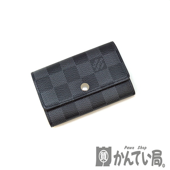 Louis Vuitton Accessory Keys Multicle Graphite Damier Un Case Black - Picture 1 of 10
